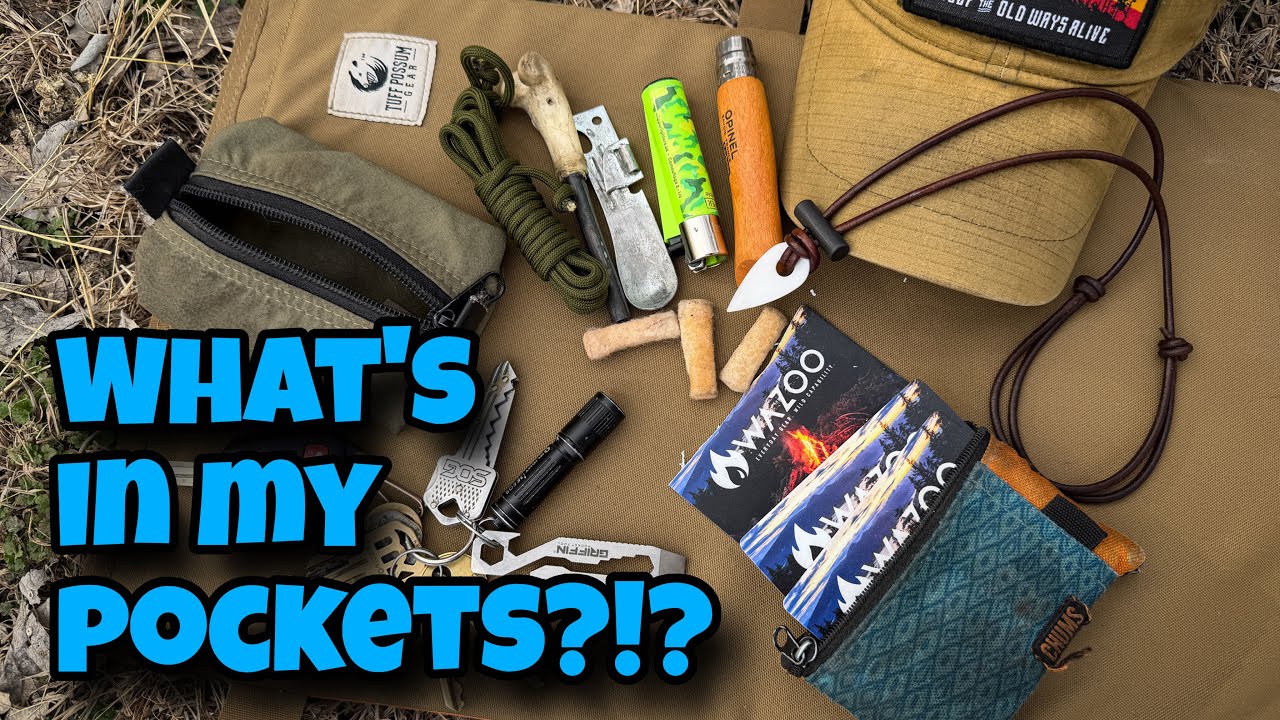 Что у меня в карманах?! EDC (повседневное ношение) в обычный понедельник.