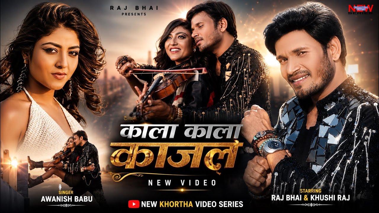 #video | Kala Kala Kajal New video काला काला काजल | Awanish Babu | Raj Bhai & Khushi Raj | Bhojpuri