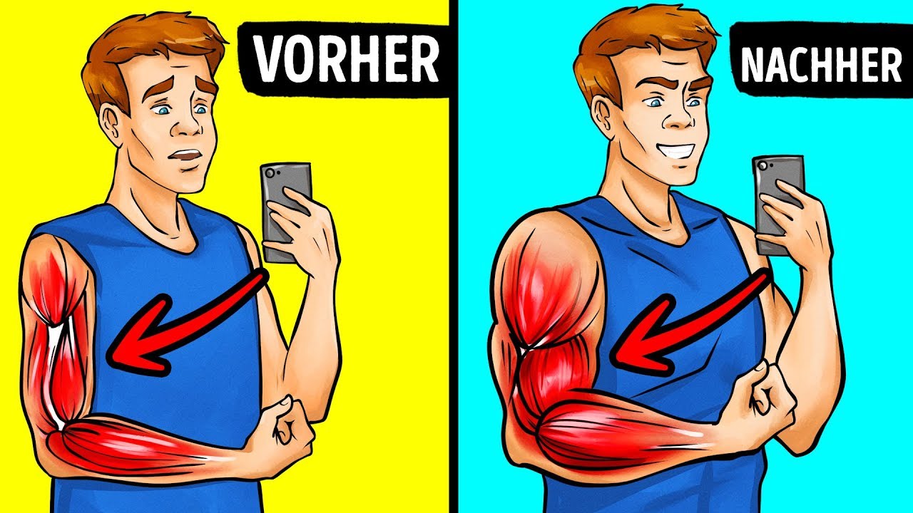 In 7 Minuten zu muskulösen Armen – Ohne Gewichte und Geräte
