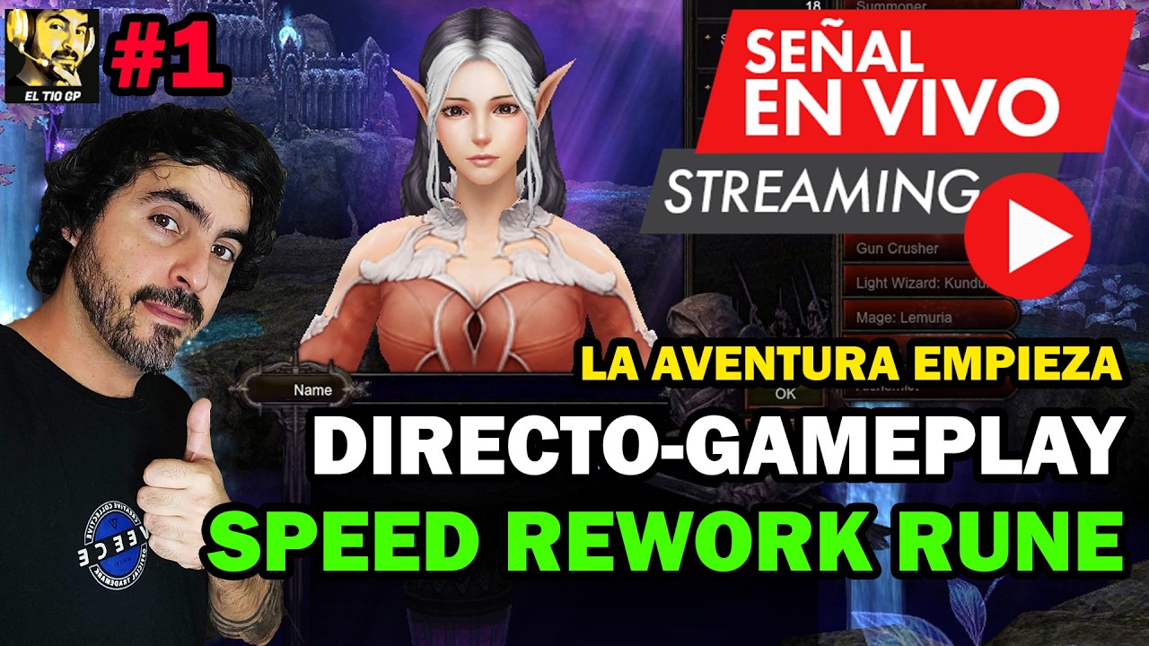 DIRECTO-GAMEPLAY EMPIEZA LA AVENTURA CON LA RUNE WIZARD #1🔥🤘l Mu online S20.1.3