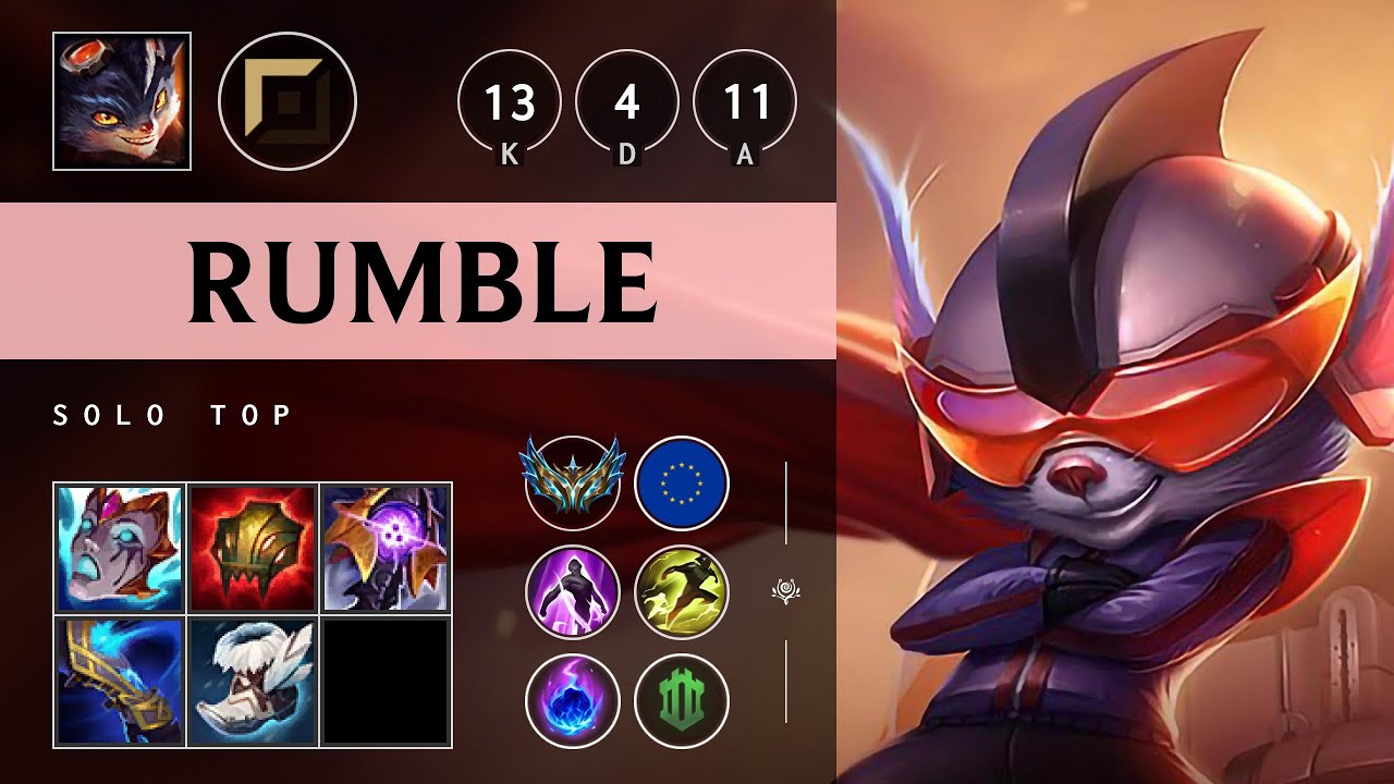 Rumble Top vs Renekton - EUW Challenger Patch 25.S1.3