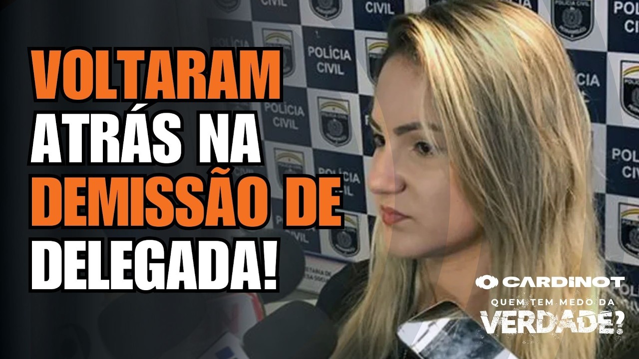 BOMBA NA PCPE: O QUE ACONTECEU com a Delegada que NINGUÉM está CONTANDO! DESCUBRA AGORA