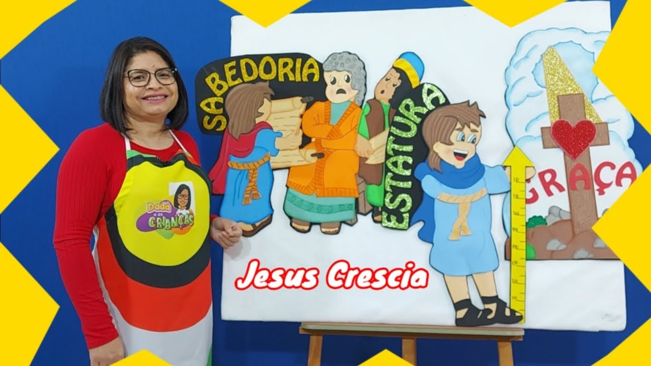 JESUS CRESCIA EM SABEDORIA E GRAÇA| Lição Infantil
