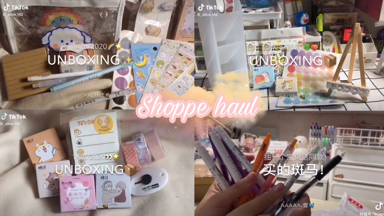 [ Shoppe haul Vietnam ] Unboxing 📦 đồ dùng học tập ( Back To School ) Tik Tok Việt Nam✓