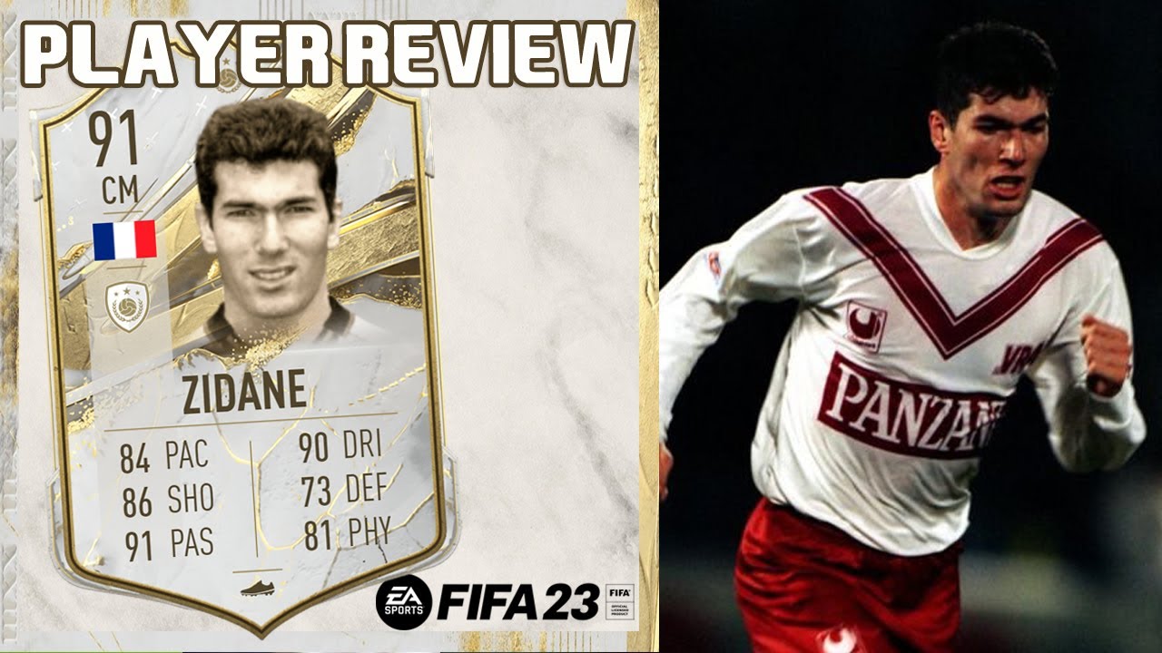 ZIZOU! 🇫🇷 91 BASE ICON ZIDANE PLAYER REVIEW! FIFA 23 ULTIMATE TEAM