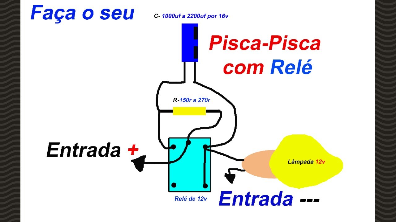 Pisca Pisca com Relé