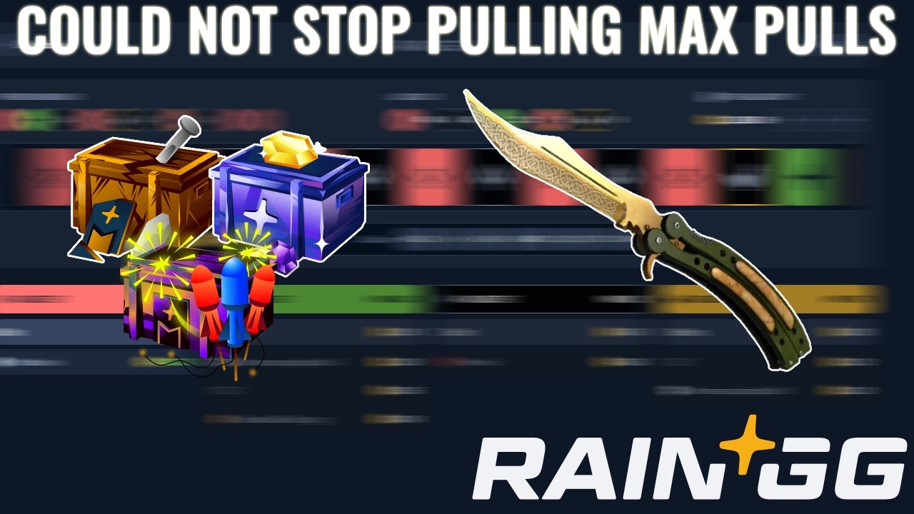 WE COULD NOT STOP PULLING MAX ITEMS! SO MANY TOP PULLS ON A CRAZY RAIN.GG SESSION!
