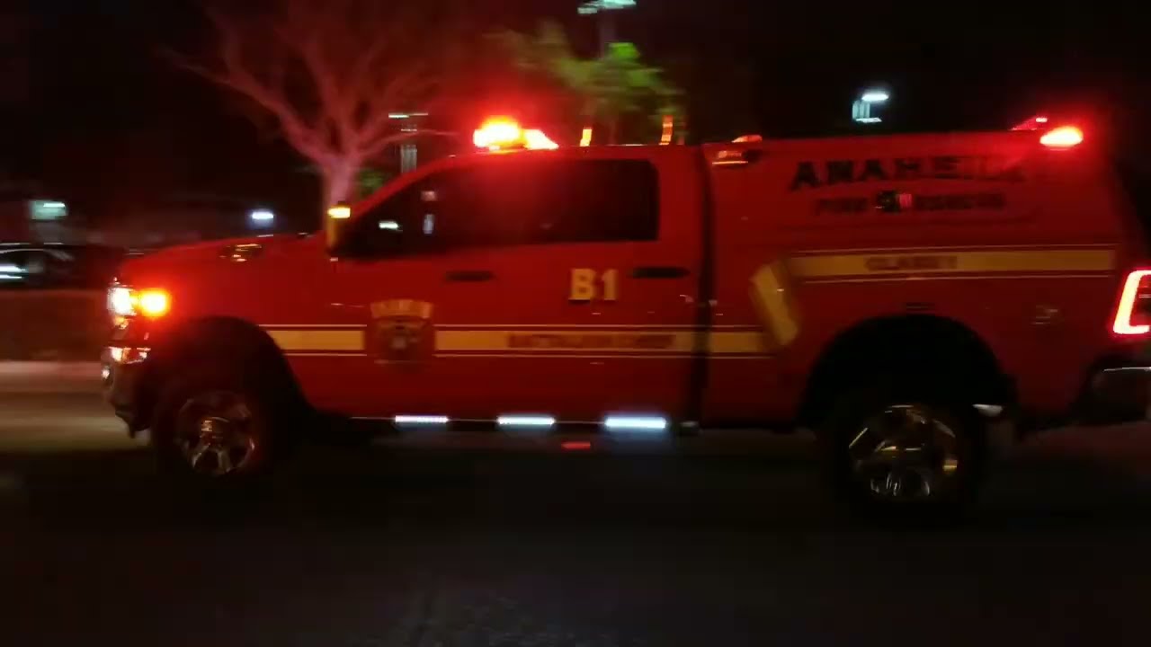 Anaheim Fire and Rescue Lewis IC Response