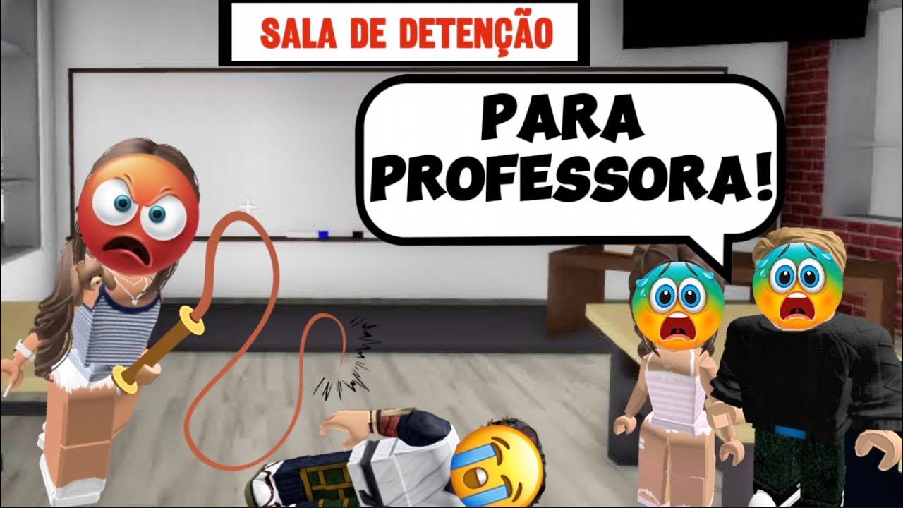 A professora malvada que dava chicotadas nos alunos - História Roblox