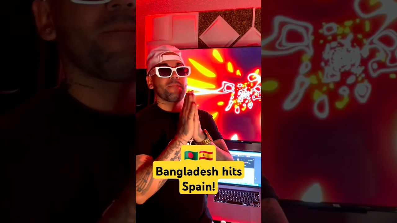 When Bangla music goes global and plays on Top40 radio in Spain! 🇧🇩🇪🇸 #banglasong #latinmusic