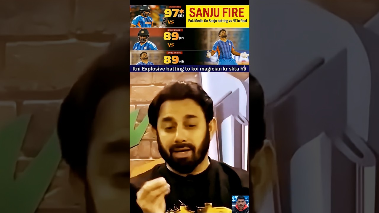 Pak Media Shocked On Sanju Samson Hitting🔥😱#t20worldcup #cricket #sanjusamson #pakreaction #indvspak