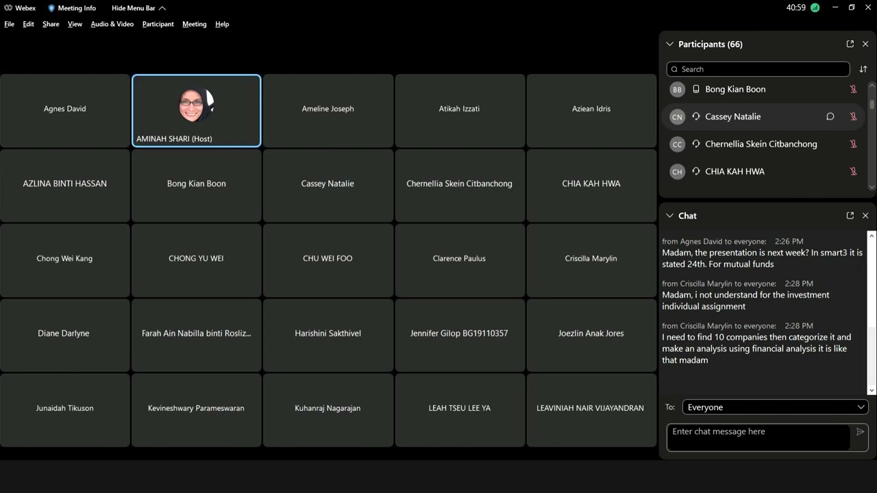 International Investment , Capital Asset Pricing Model with in class calculation