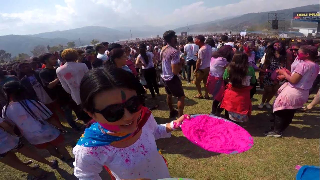 HOLI 2075 | Pokhara Holi Music Festival | Lakeside