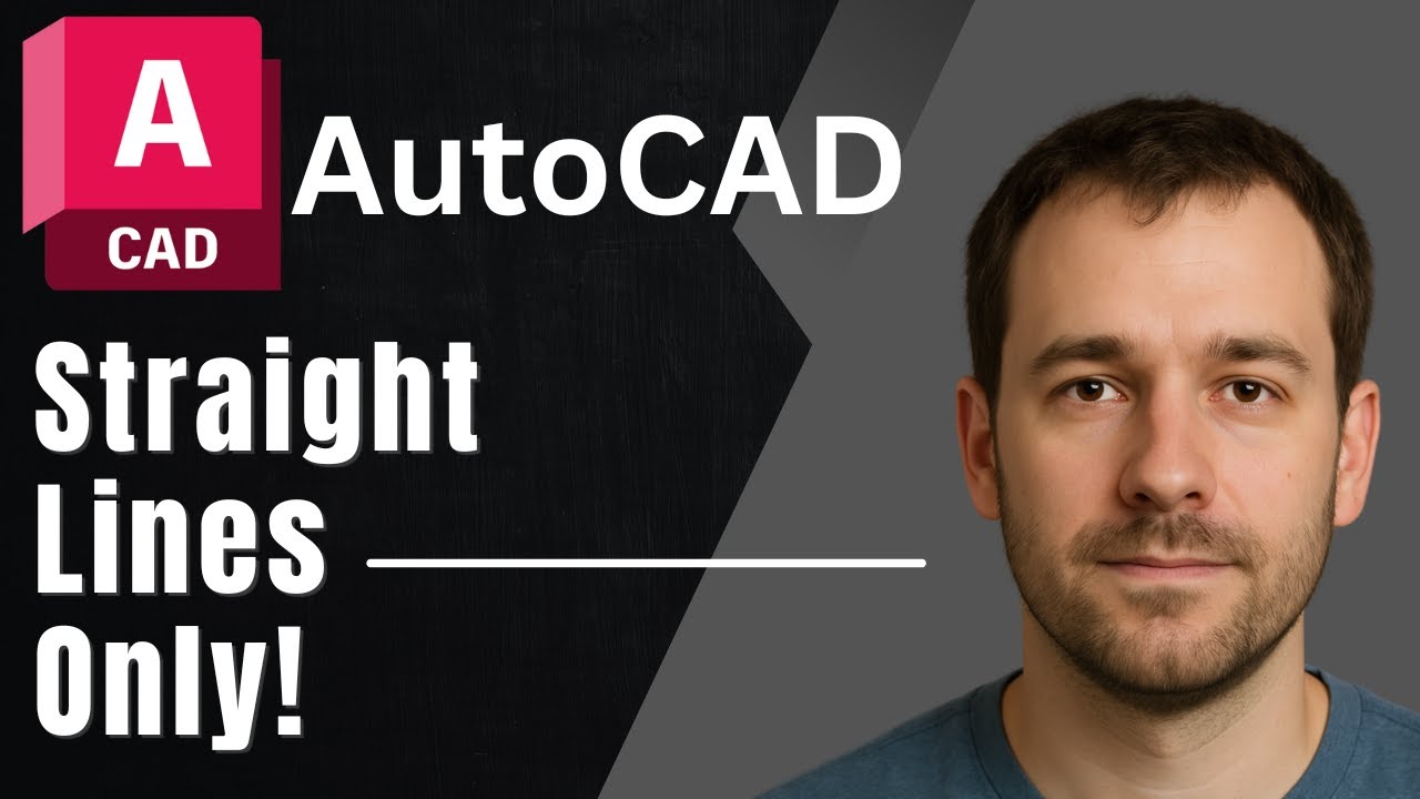 AutoCAD: Restrict Line Drawing to Vertical & Horizontal (ORTHO Mode Tutorial)