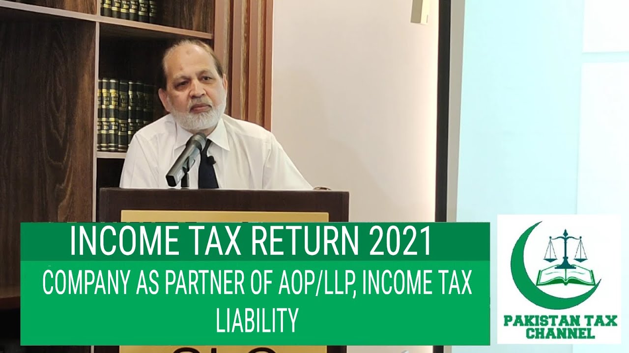 COMPANY AS PARTNER OF AOP/LLP, INCOME TAX LIABILITY