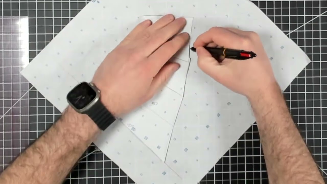 Drafting a Jeans or Pants Yoke