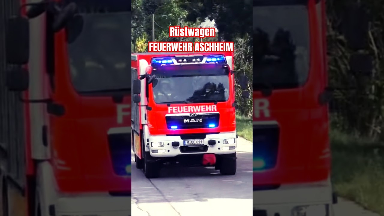 R&uuml;stwagen #Feuerwehr #Einsatzfahrt