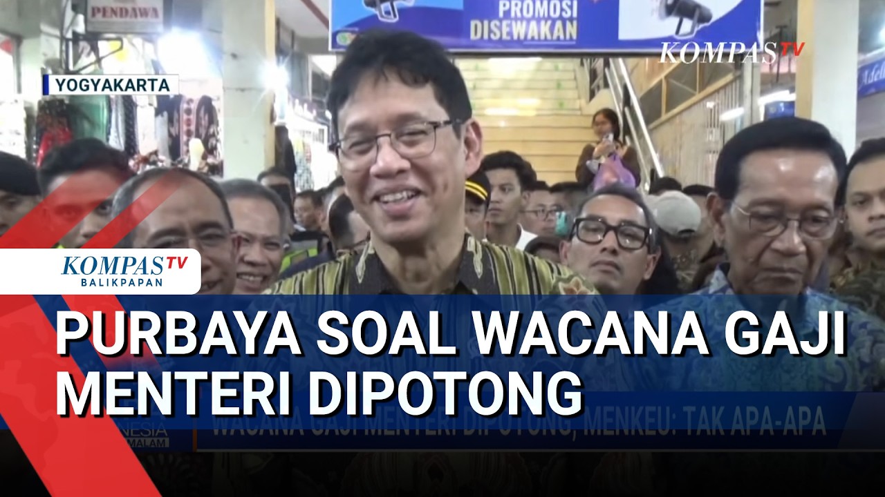 Soal Wacana Gaji Menteri Dipotong, Menkeu Purbaya: Tak Apa-Apa