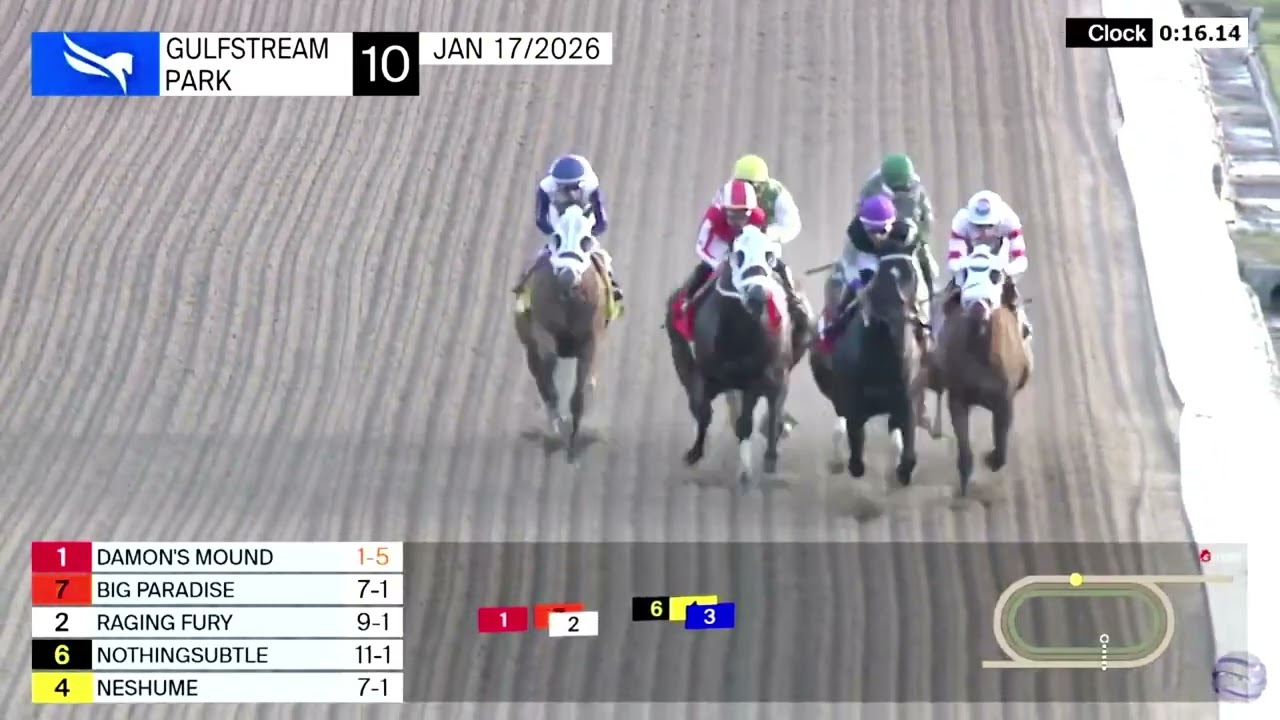 10ma Carrera de Gulfstream Park | Sabado 17 de Enero de 2026
