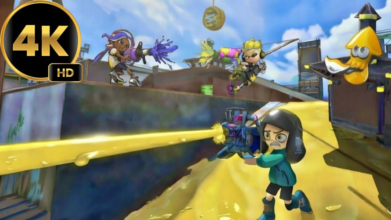 Splatoon 3 Tower control - 4K video!!