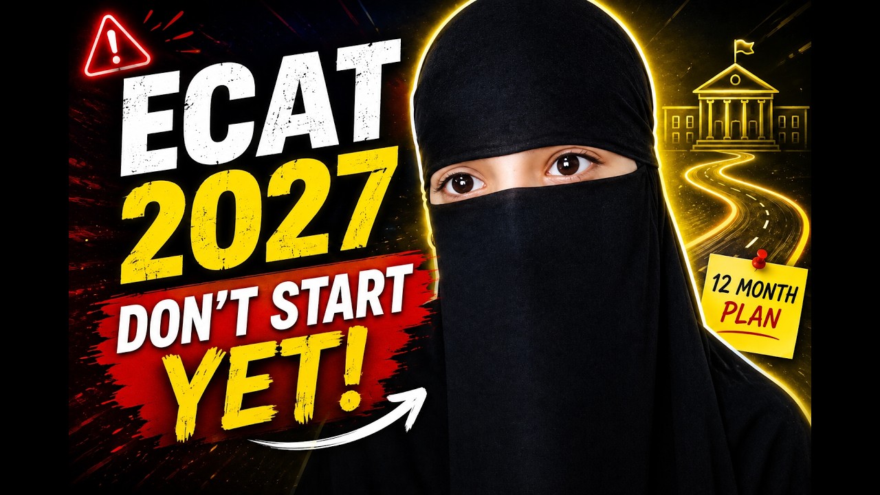 How I Would Prepare for ECAT if I Had Only 12 Months