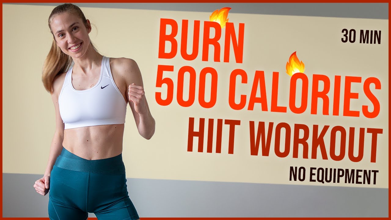 BURN 500 CALORIES 🔥 30 MIN HIIT WORKOUT! (no equipment, no repeat workout)