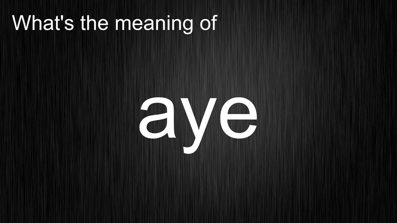 What's the meaning of 