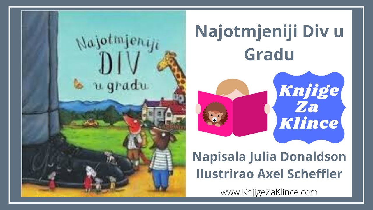 🦔 PRIČE ZA DJECU - Najotmjeniji Div u Gradu - Audio Knjige, Slikovnice, Basne, i Bajke
