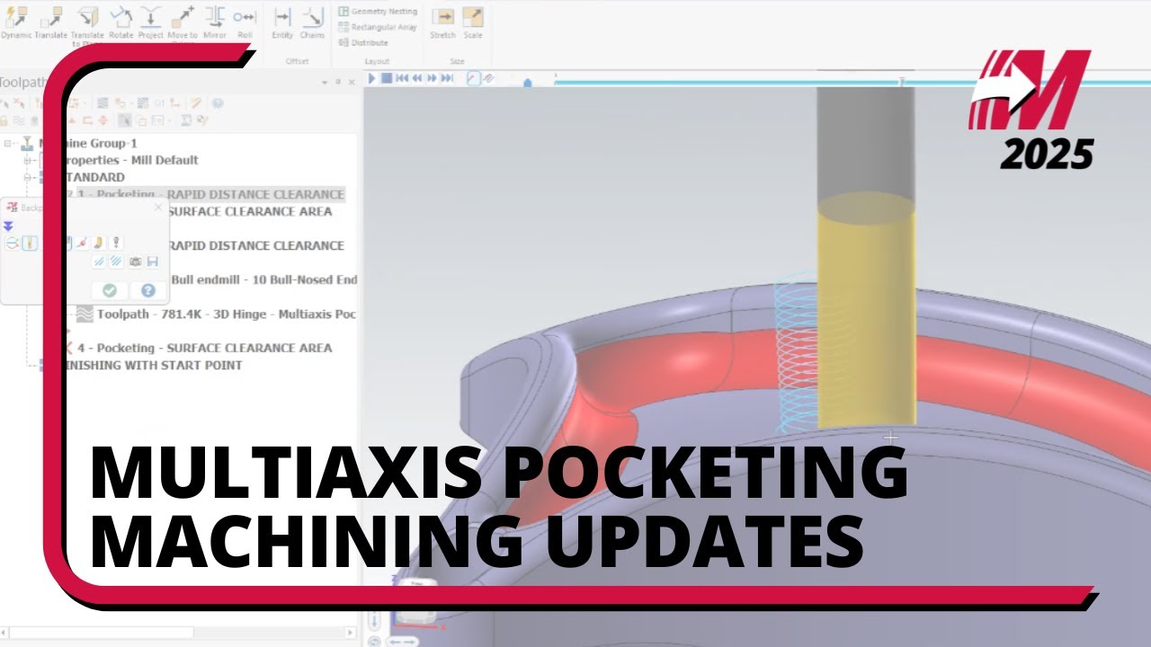 Multiaxis Pocketing Machining Updates