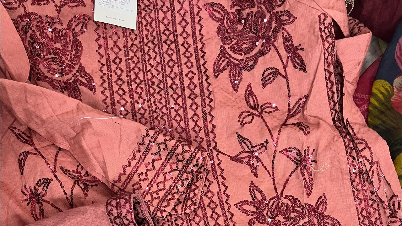 Sapphire |cross stitch Sale|Eid Collection 03326678223 whatsapp contact ￼