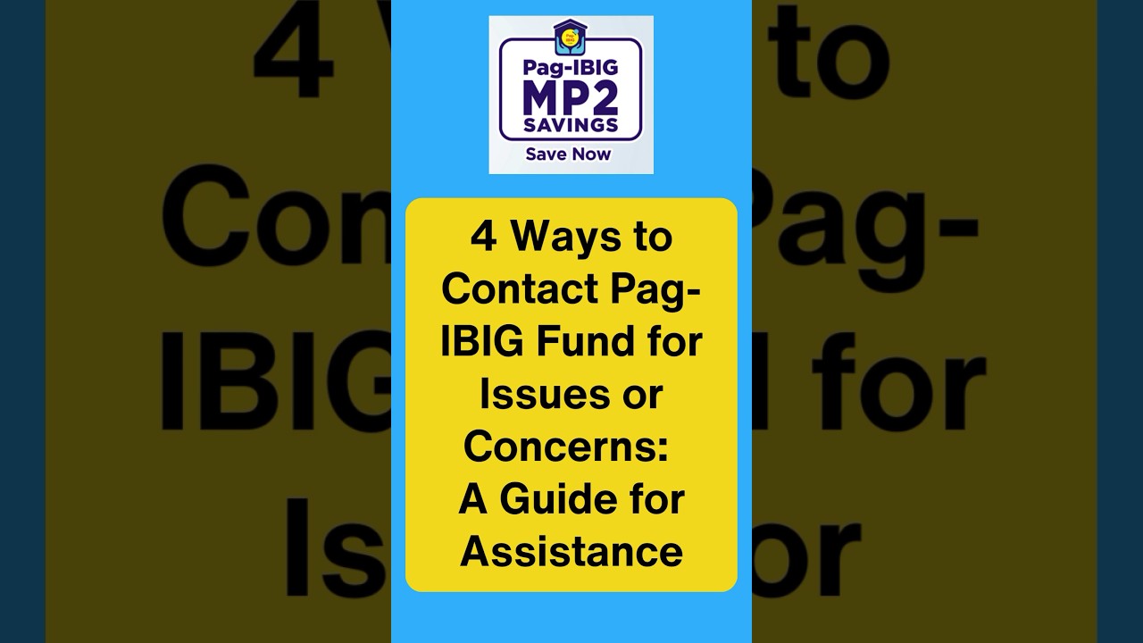 How to Contact Pag-IBIG for Concerns or Questions