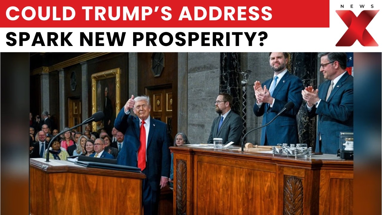 Trump’s State of the Union address stuns lawmakers with bold Golden Age proclamation | NewsX