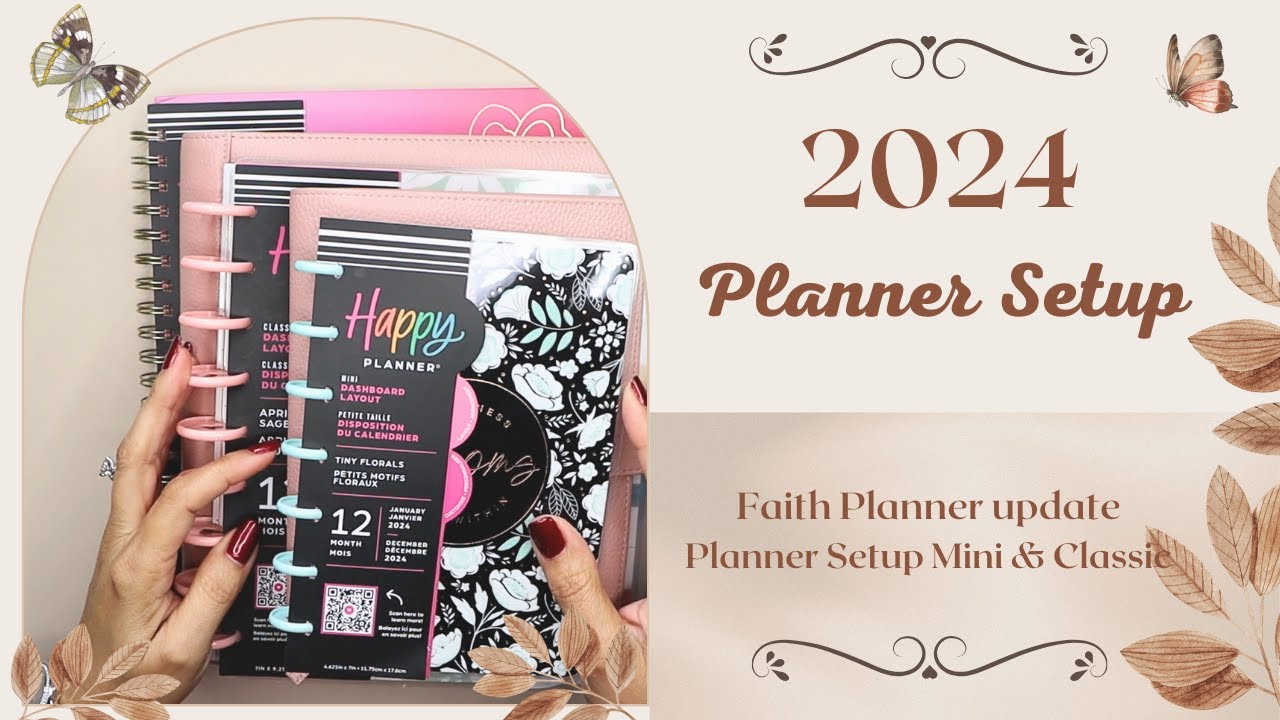 2024 FAITH PLANNER UPDATE | HAPPY PLANNER PLANNERS SETUP