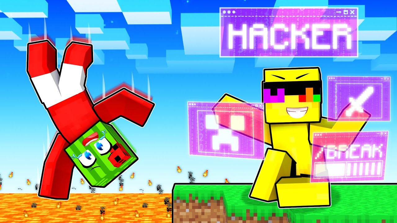 Using HACKS to PRANK Melon in Minecraft!