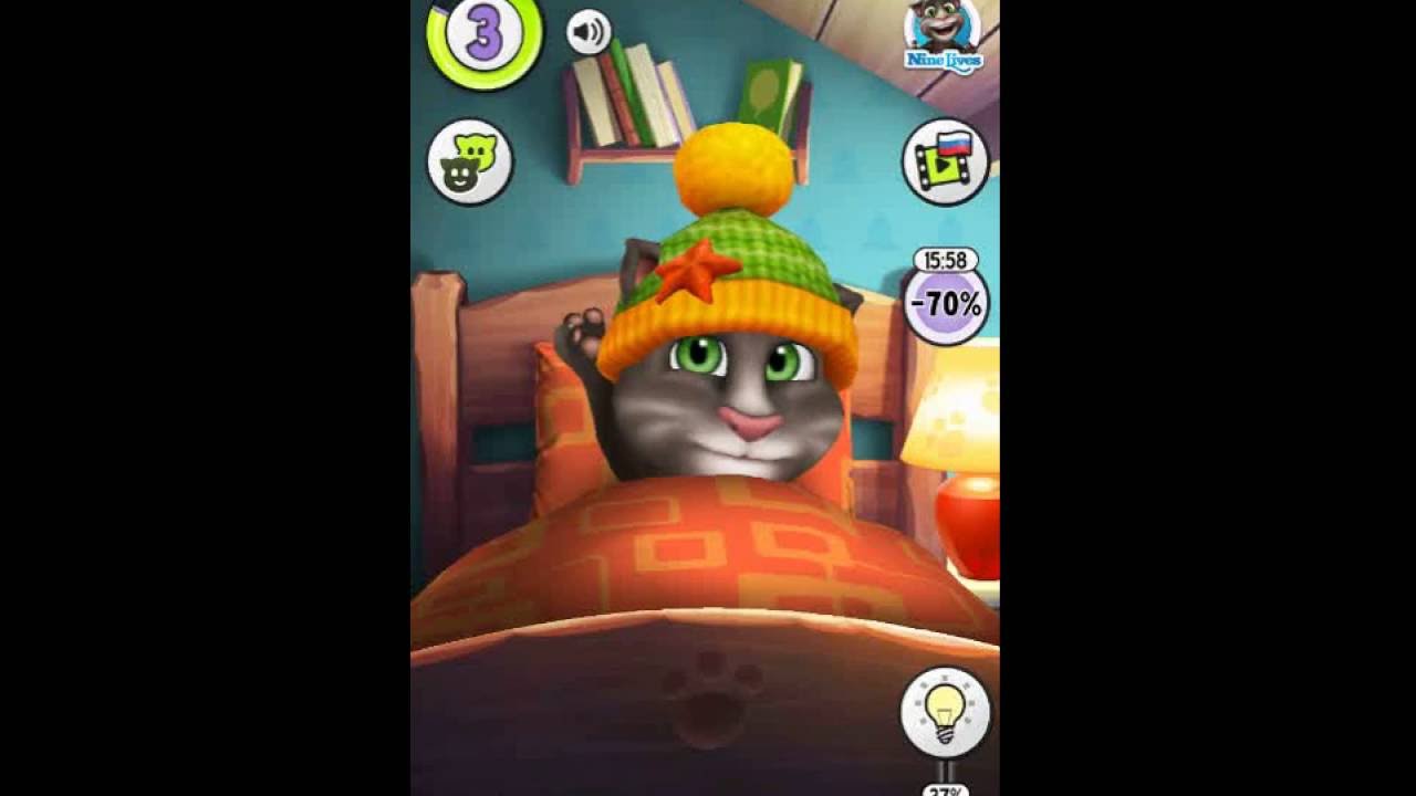 Говорящий Том - Домашний питомец, полная версия  Развивающий мультик - игра для детей (1 серия)