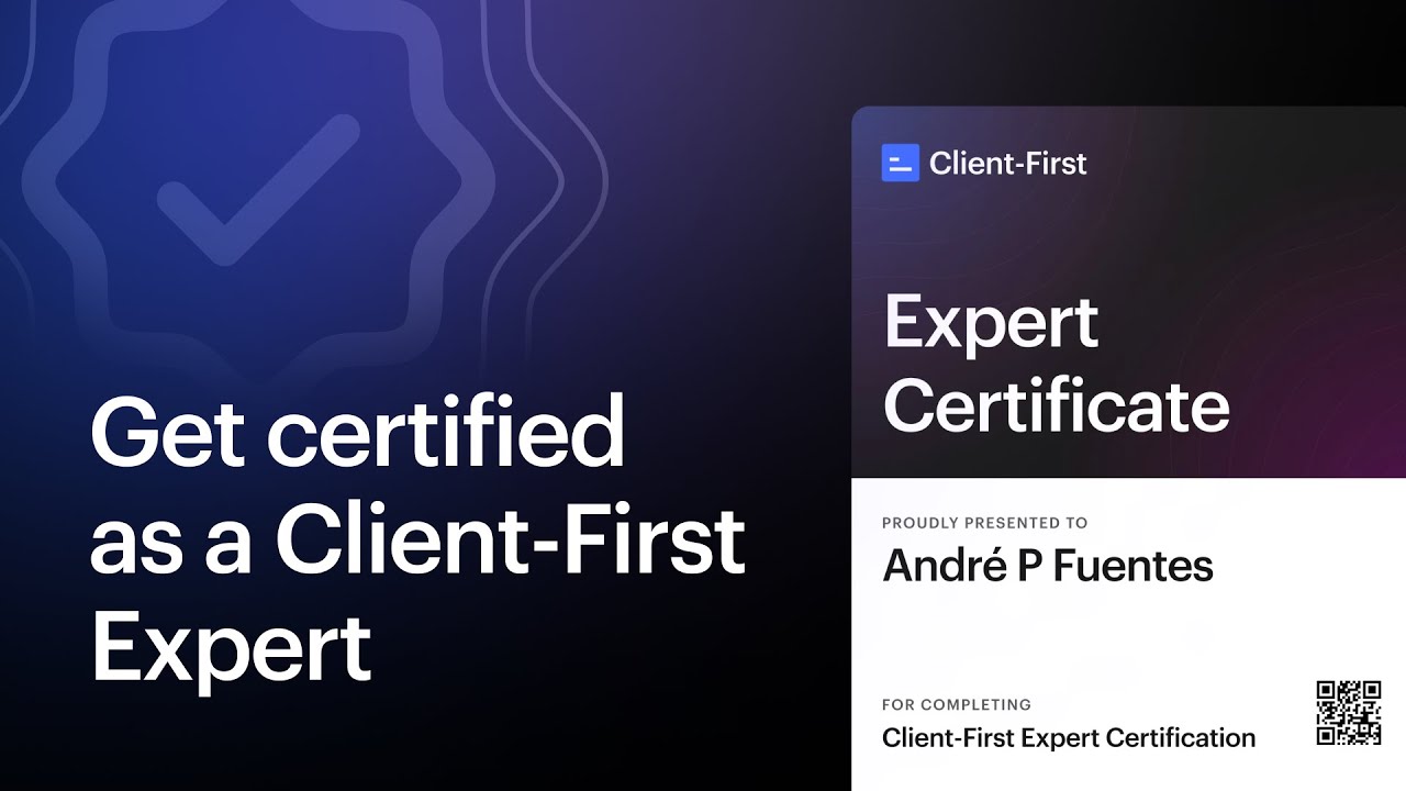 Client-First Certification by Finsweet | Official Guide