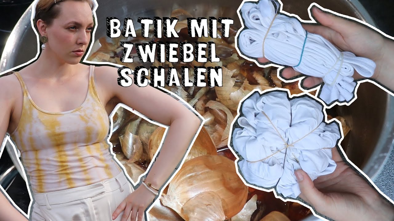 Batik-Anleitung: Stoff färben mit Zwiebelschalen?! | Try the DIY
