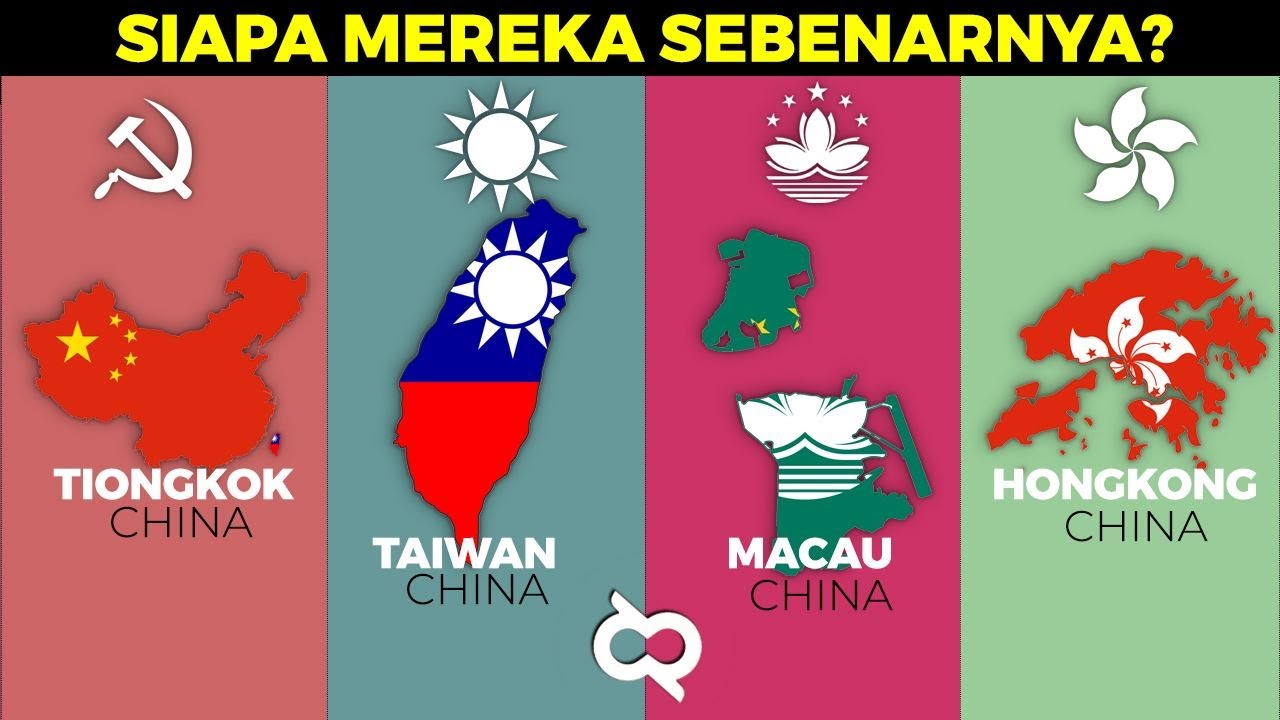 Bingung China Kok ada 4: China Tiongkok, Taiwan, Hongkong dan Macau? Ini Penjelasannya!
