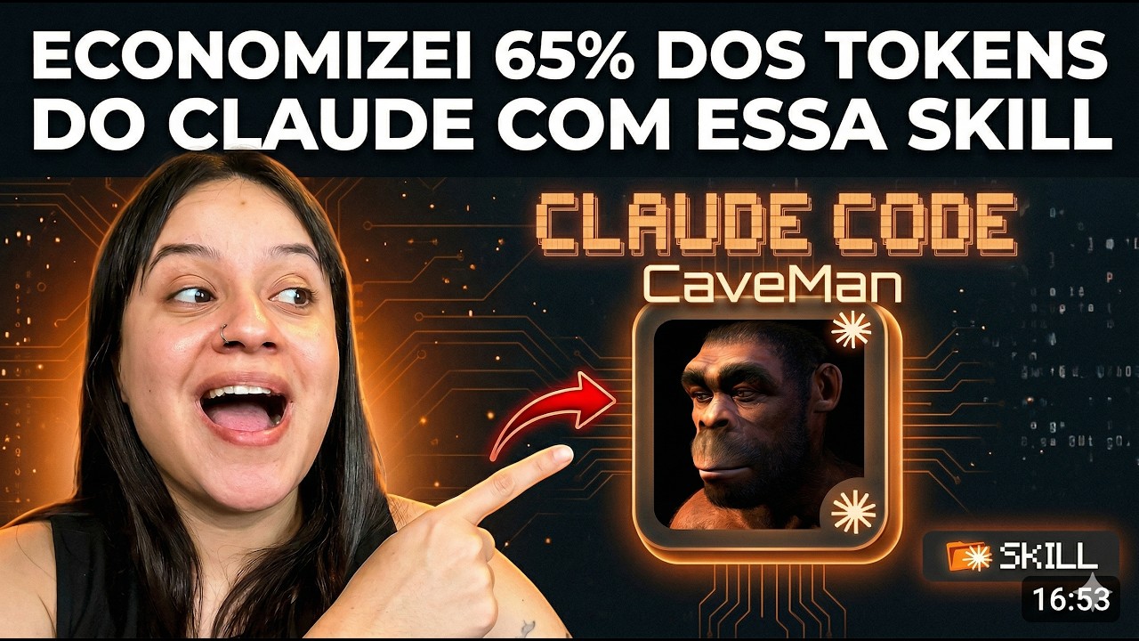 Instalando a Skill CaveMan no Claude Code