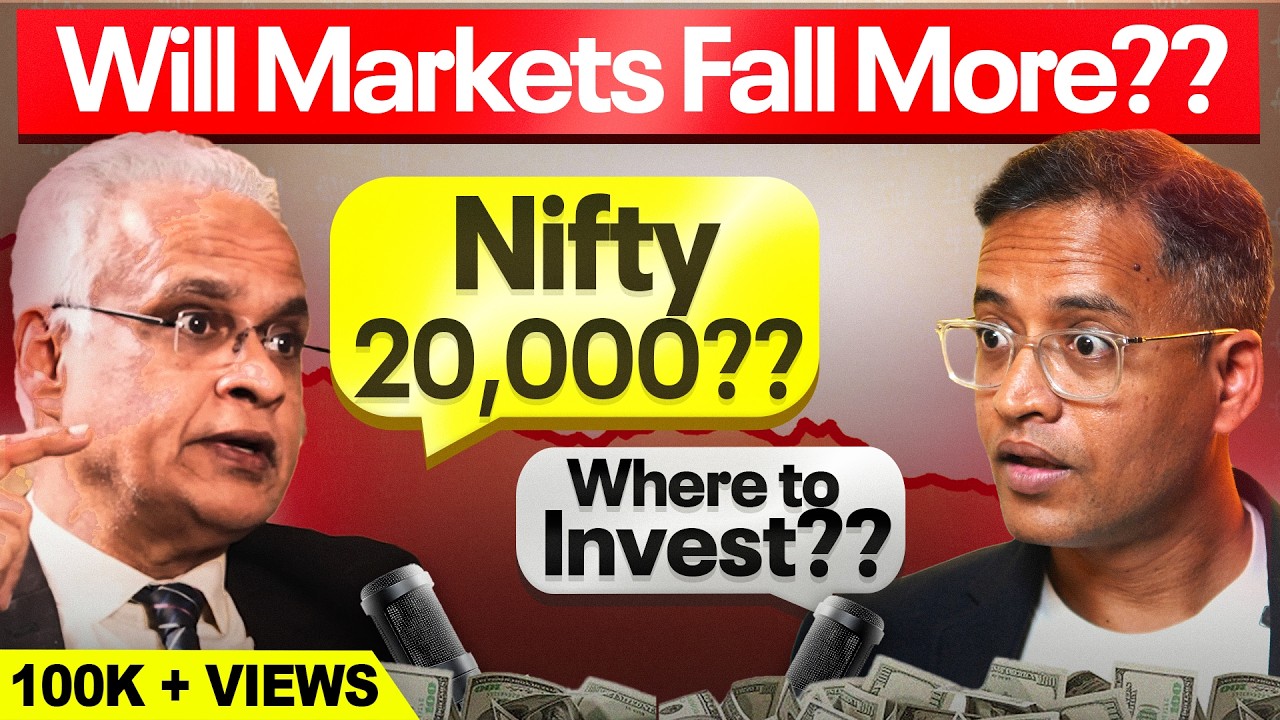 Can Nifty Fall to 20,000? Where to Invest in This Market Crash | Ft. Sunil Subramaniam & Rahul Jain
