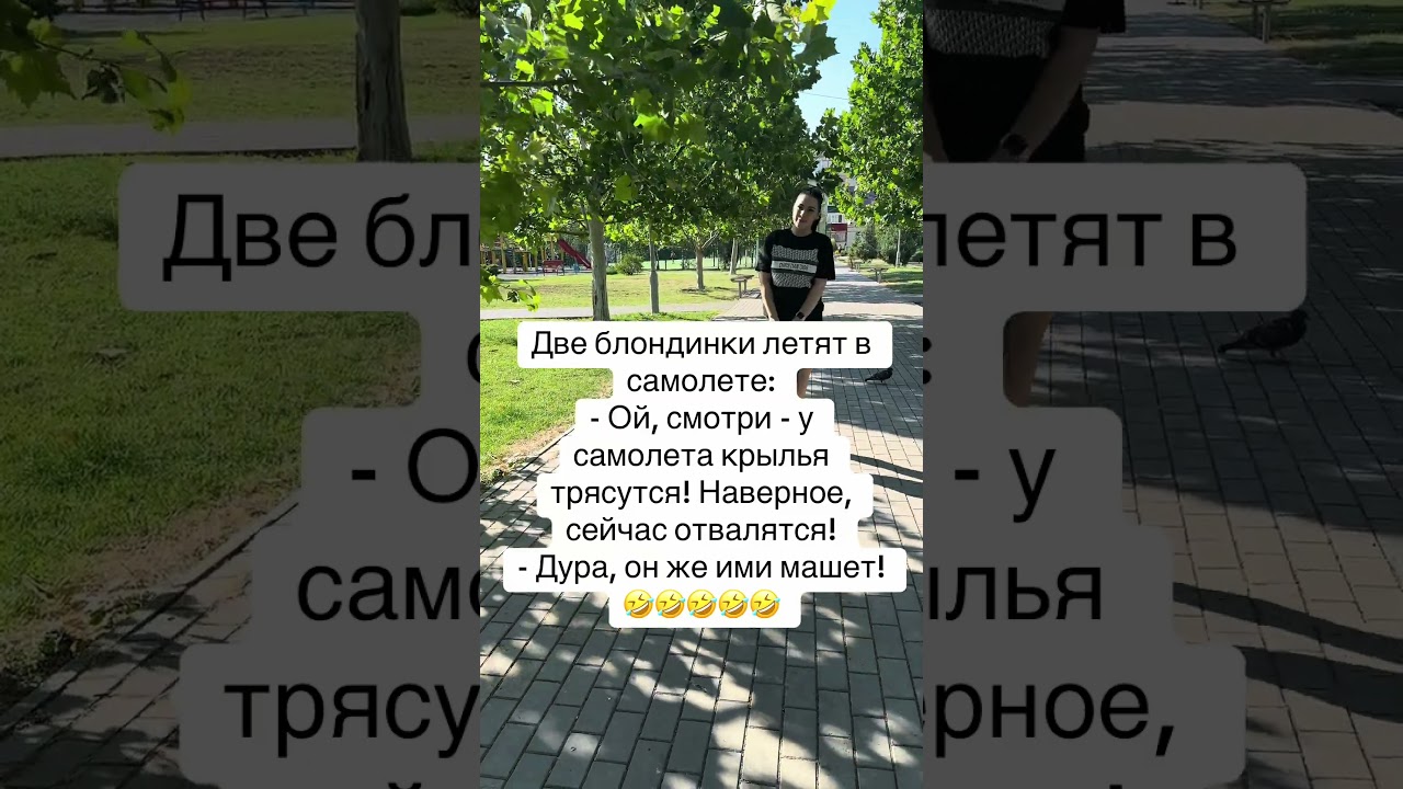 Блондинка в самолете анекдот