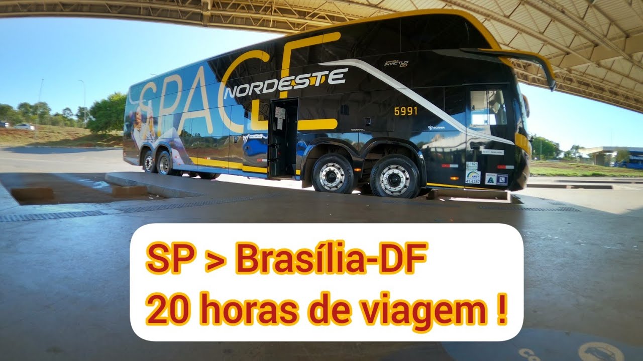 O LEITO da Expresso Nordeste | SÃO PAULO para BRASÍLIA de ÔNIBUS no DD SPACE BUS