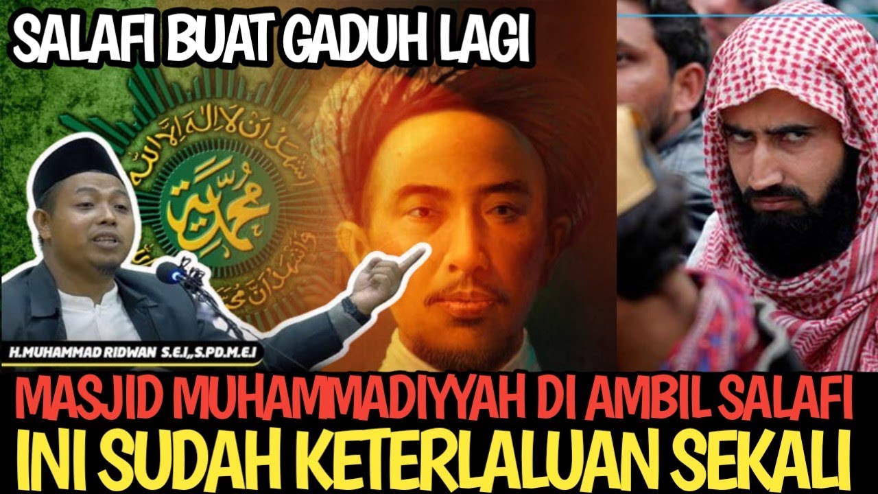 TERBONGKARNYA ORGANISASI MUHAMMADIYYAH DI SUSUPI SALAFI BAHKAN MASJID MUHAMMADIYYAH DI AMBIL ALIH 