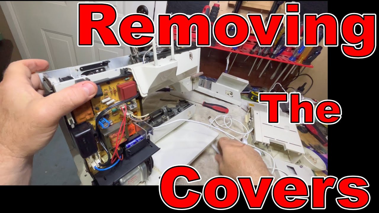 Bernina 930 Repair - How to Open the Machine