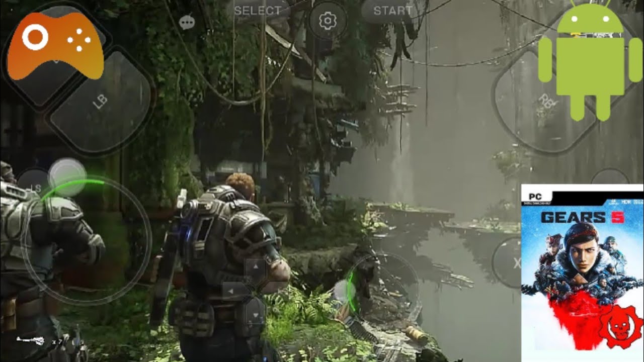 Gears 5 quick test on android cloud gaming app gloud