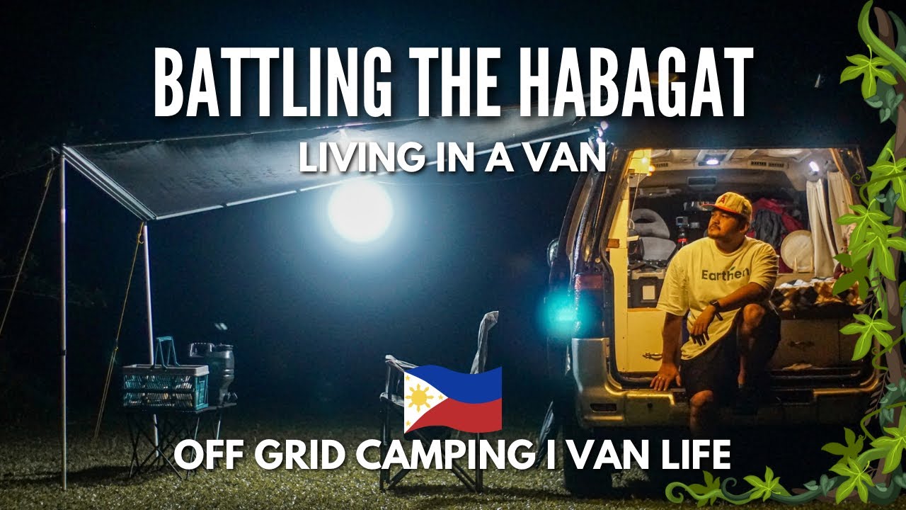 3 DAYS OFF-GRID VAN LIFE CAMPING l BATTLING THE HABAGAT l VAN LIFE EP.12