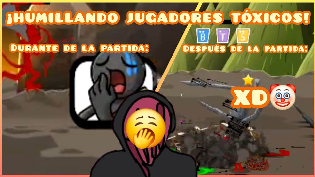 ¡HUMILLANDO JUGADORES TÓXICOS EN STICK WAR: SAGAS🤡! (LA ÚLTIMA TE SORPRENDERÁ)