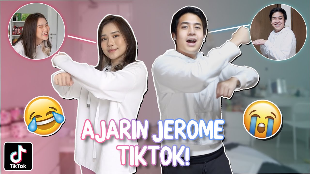NGAJARIN JEROME TIKTOK! SUSAH BANGET! 😂