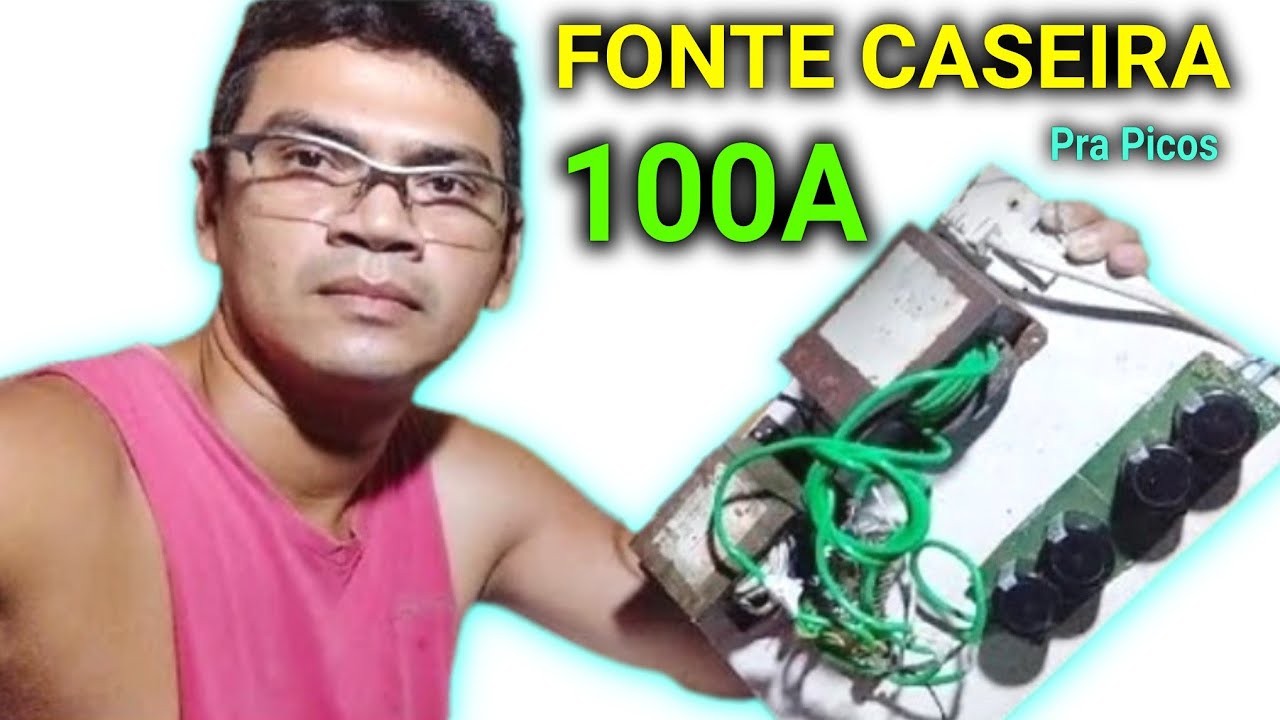Como FAZER FONTE 12v CASEIRA 100 AMPÉRES pra SOM AUTOMOTIVO CARREGADOR de BATERIA 14v passo a passo