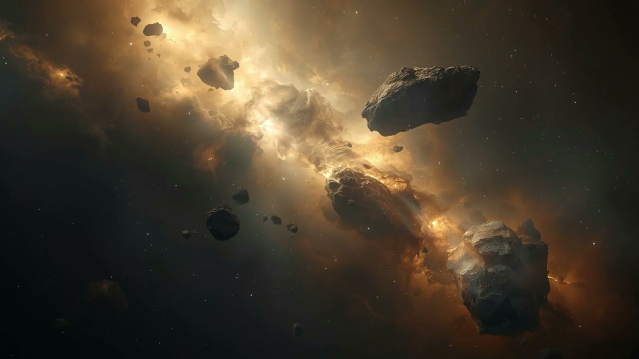 Nebula of Shattered Worlds ☄️ 2 Hour Cosmic Dissolution Soundscape  Space Mist & Planet Remnants